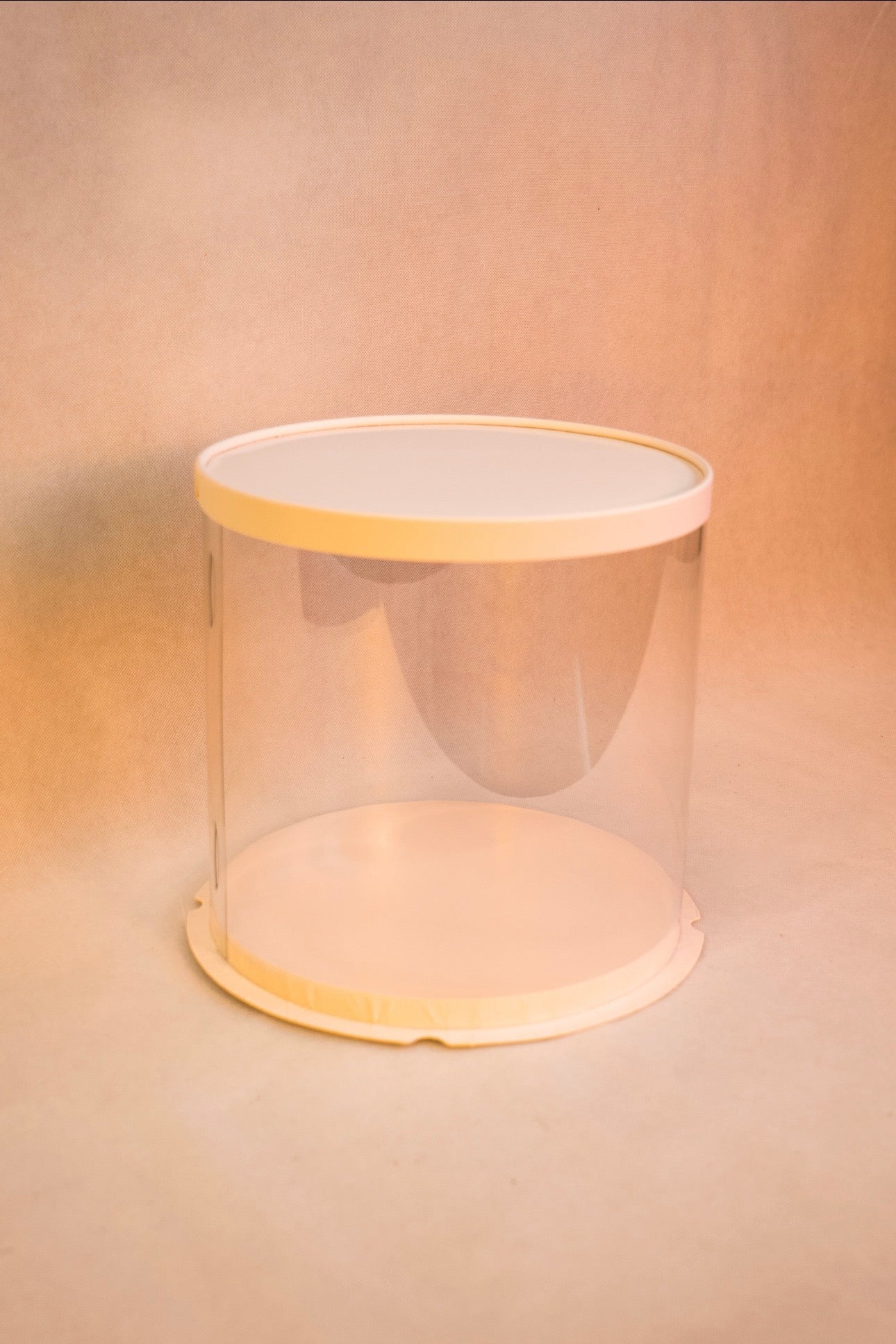 Standard Circular Display Box (White)