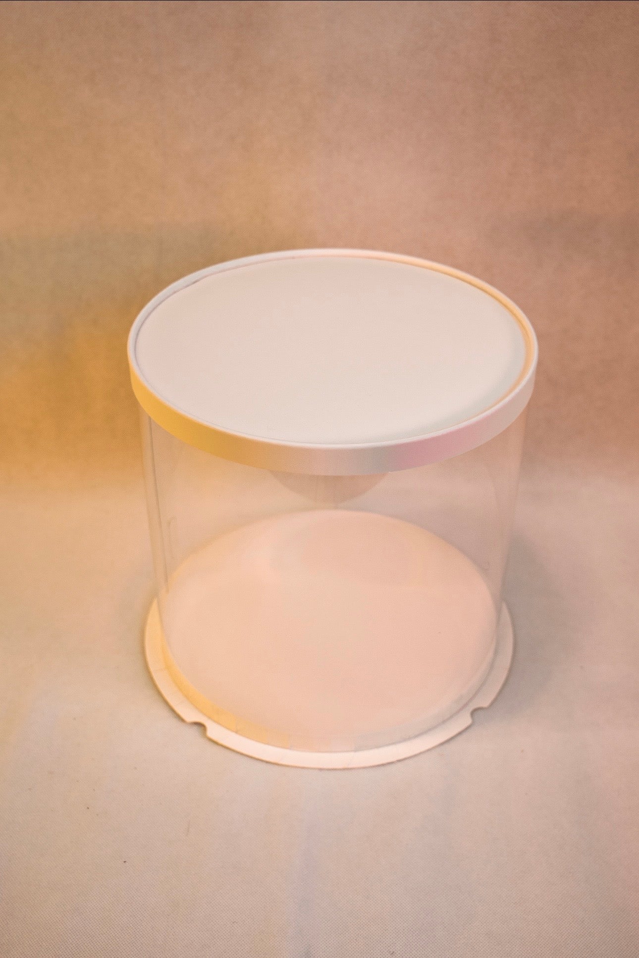 Standard Circular Display Box (White)