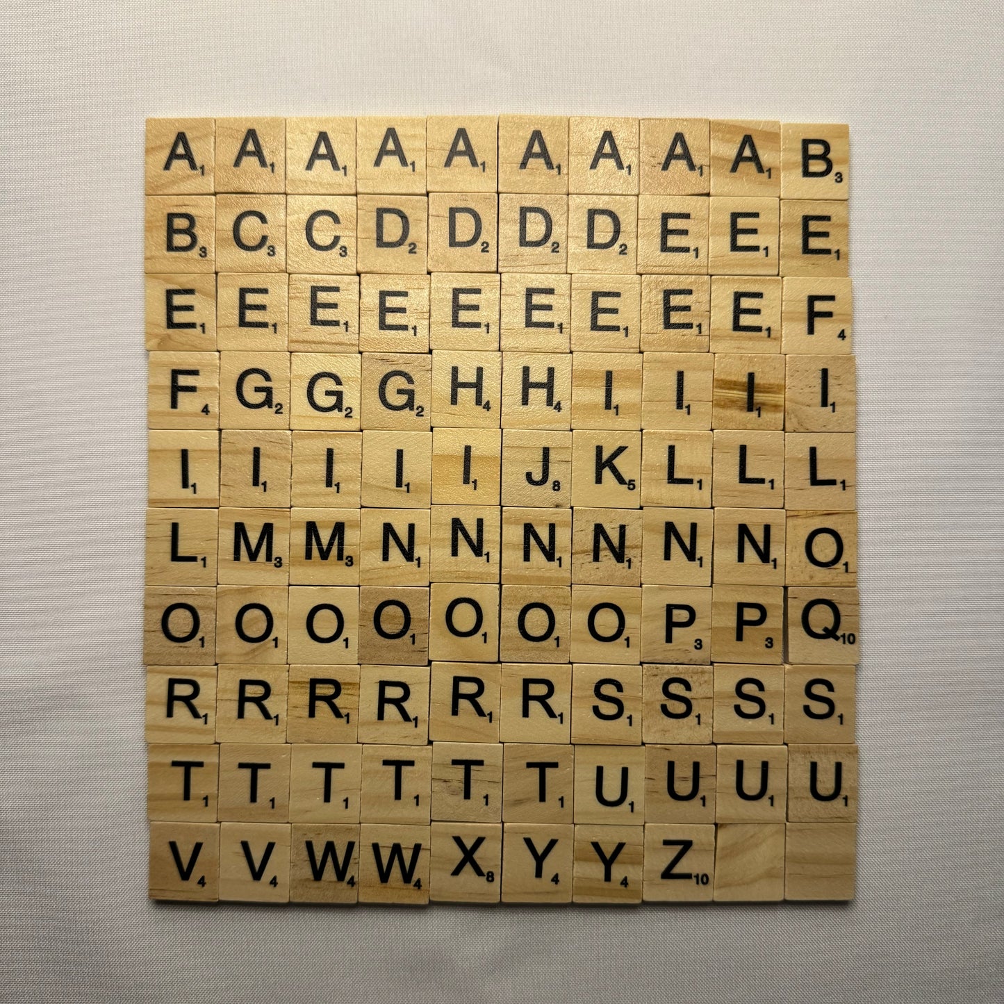 Wooden Letters (100 Pieces)