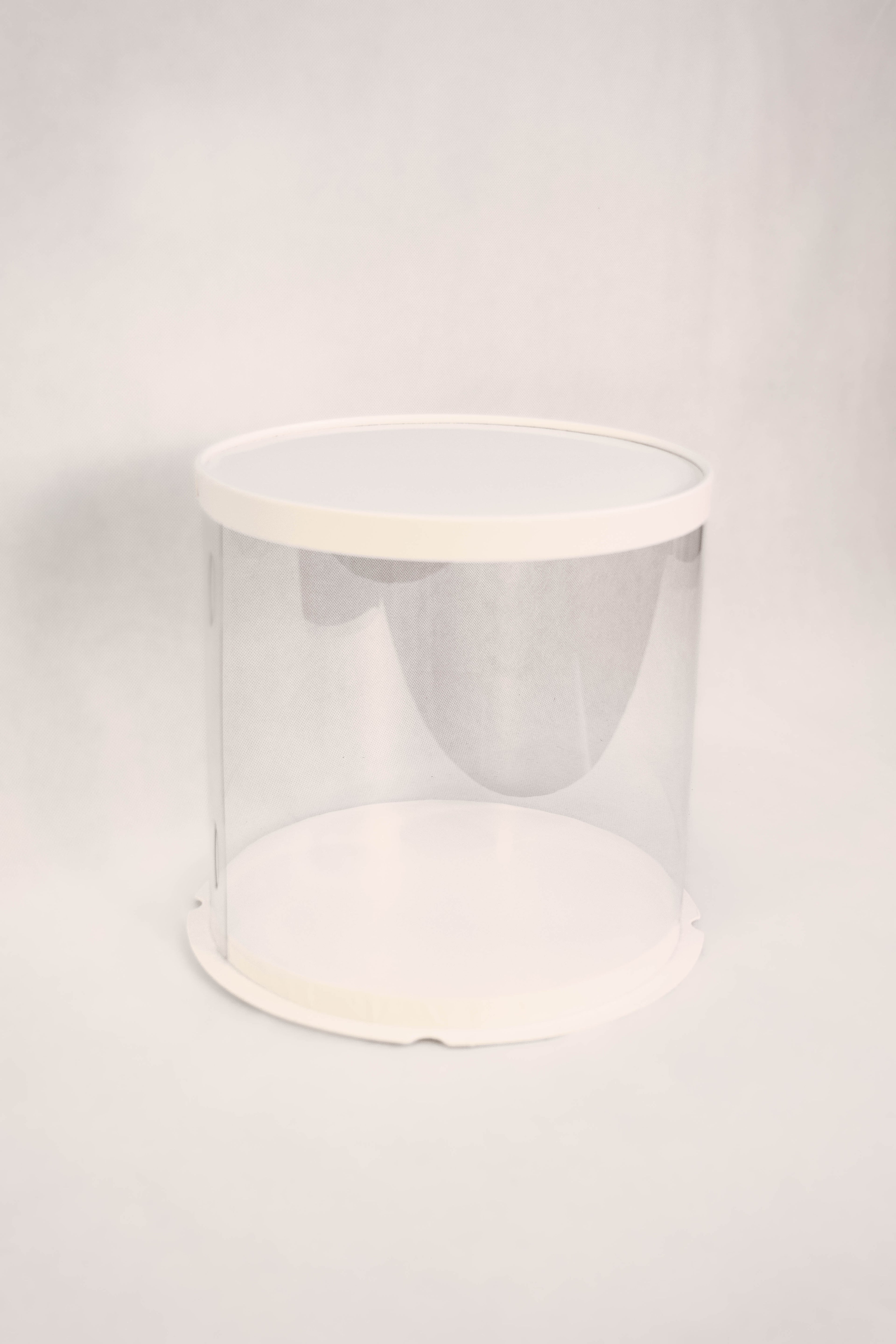 Standard Circular Display Box (White)